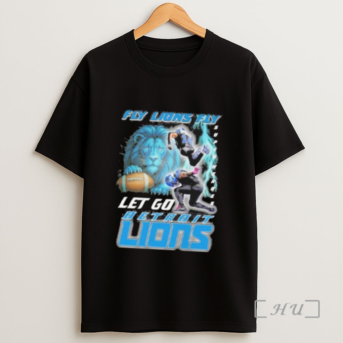 Officials Fly Lions Fly Super Heroes Lets Go Detroit Lions Sweatshirt Tee Shirt