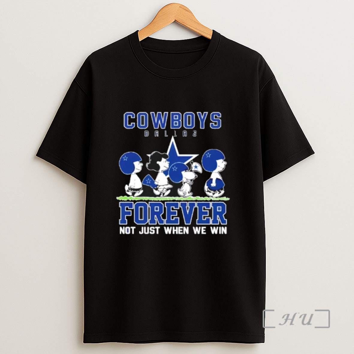 Officials Forever Dallas Cowboys Not Just When We Win Peanuts Snoopy Walking Sweatshirt Tee Shirt