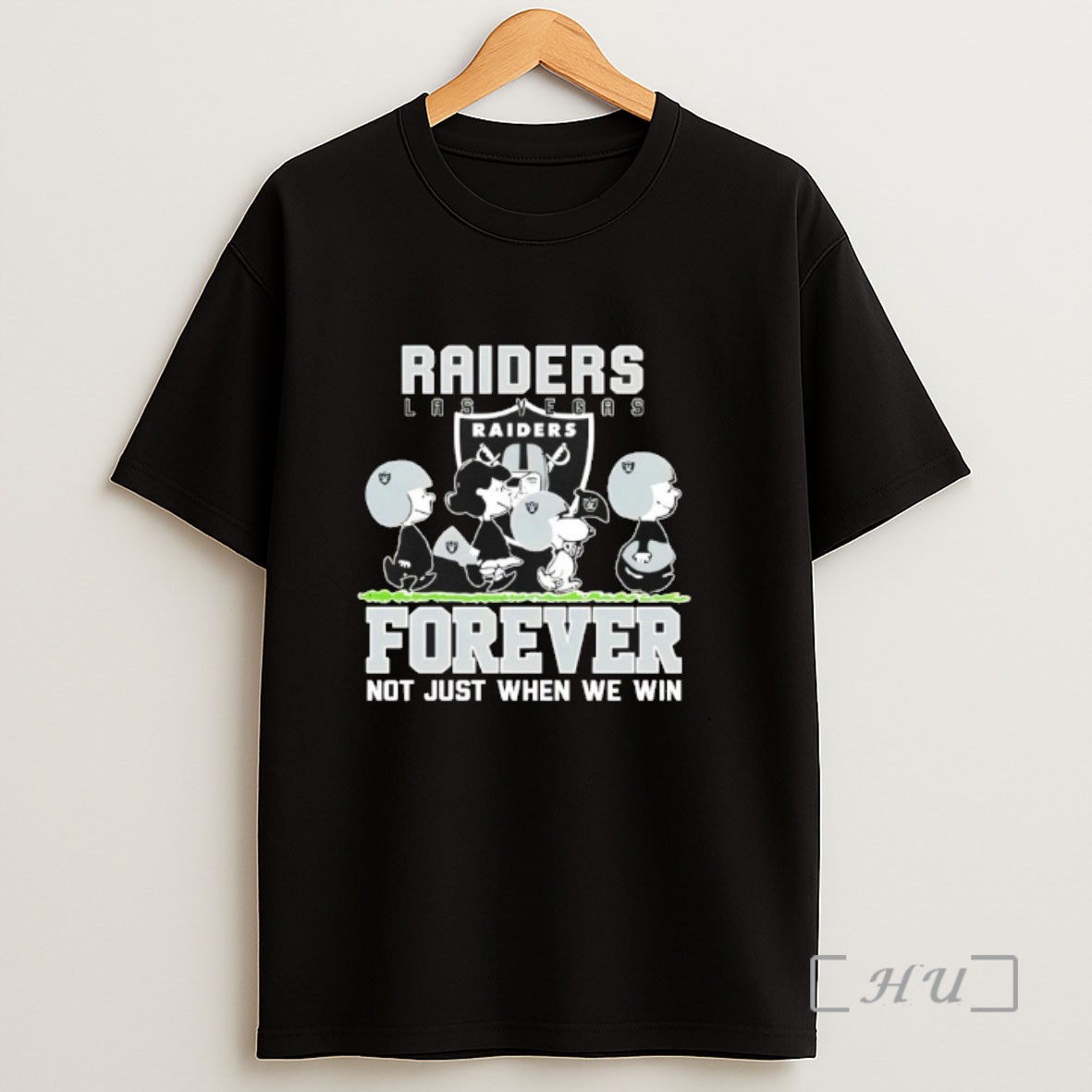 Officials Forever Las Vegas Raiders Not Just When We Win Peanuts Snoopy Walking Sweatshirt Tee Shirt