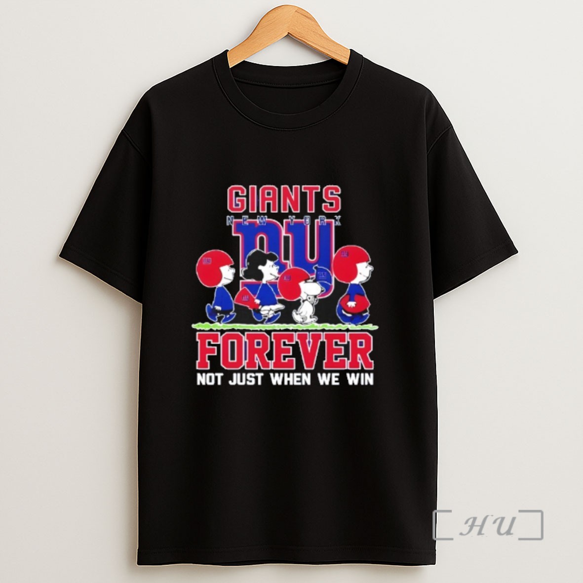 Officials Forever New York Giants Not Just When We Win Peanuts Snoopy Walking Sweatshirt Tee Shirt