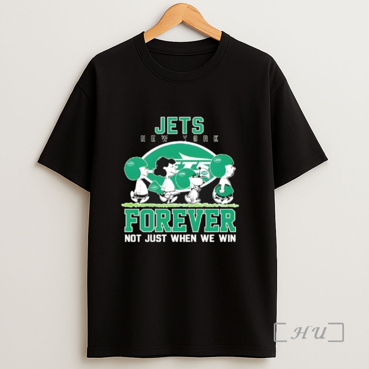 Officials Forever New York Jets Not Just When We Win Peanuts Snoopy Walking Sweatshirt Tee Shirt