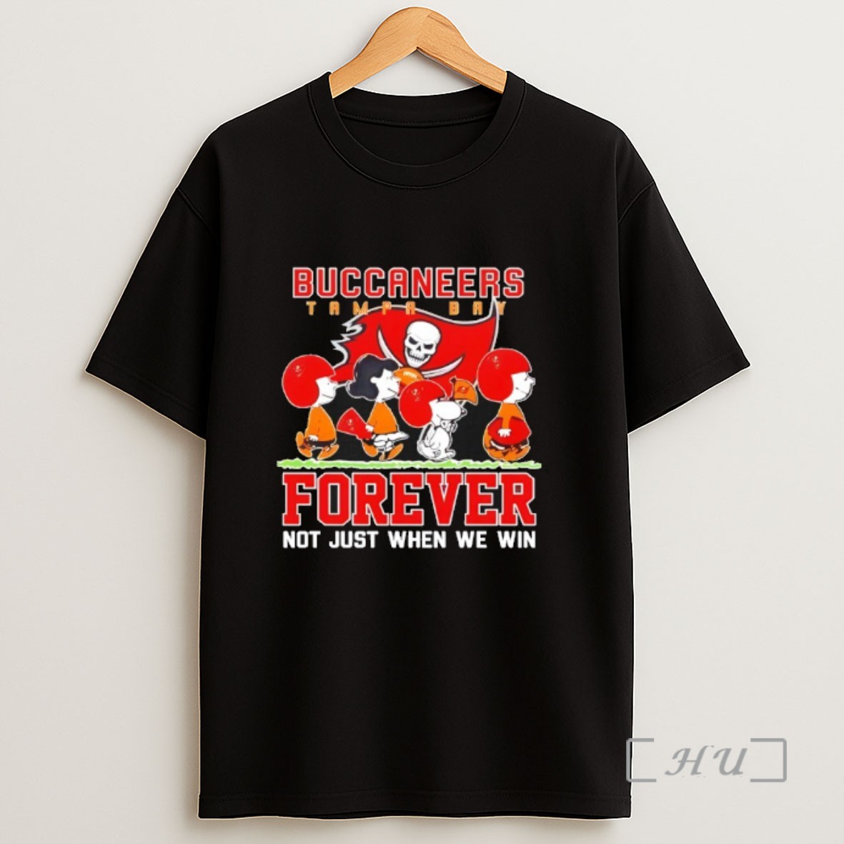 Officials Forever Tampa Bay Buccaneers Not Just When We Win Peanuts Snoopy Walking Sweatshirt Tee Shirt