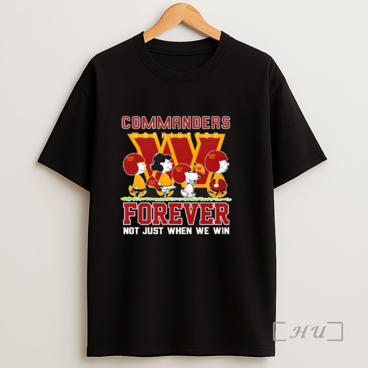Officials Forever Washington Commanders Not Just When We Win Peanuts Snoopy Walking Sweatshirt Tee Shirt