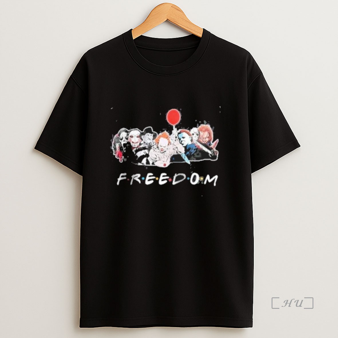 Officials Freedom Friends Horror Characters Sweatshirt Tee Shirt