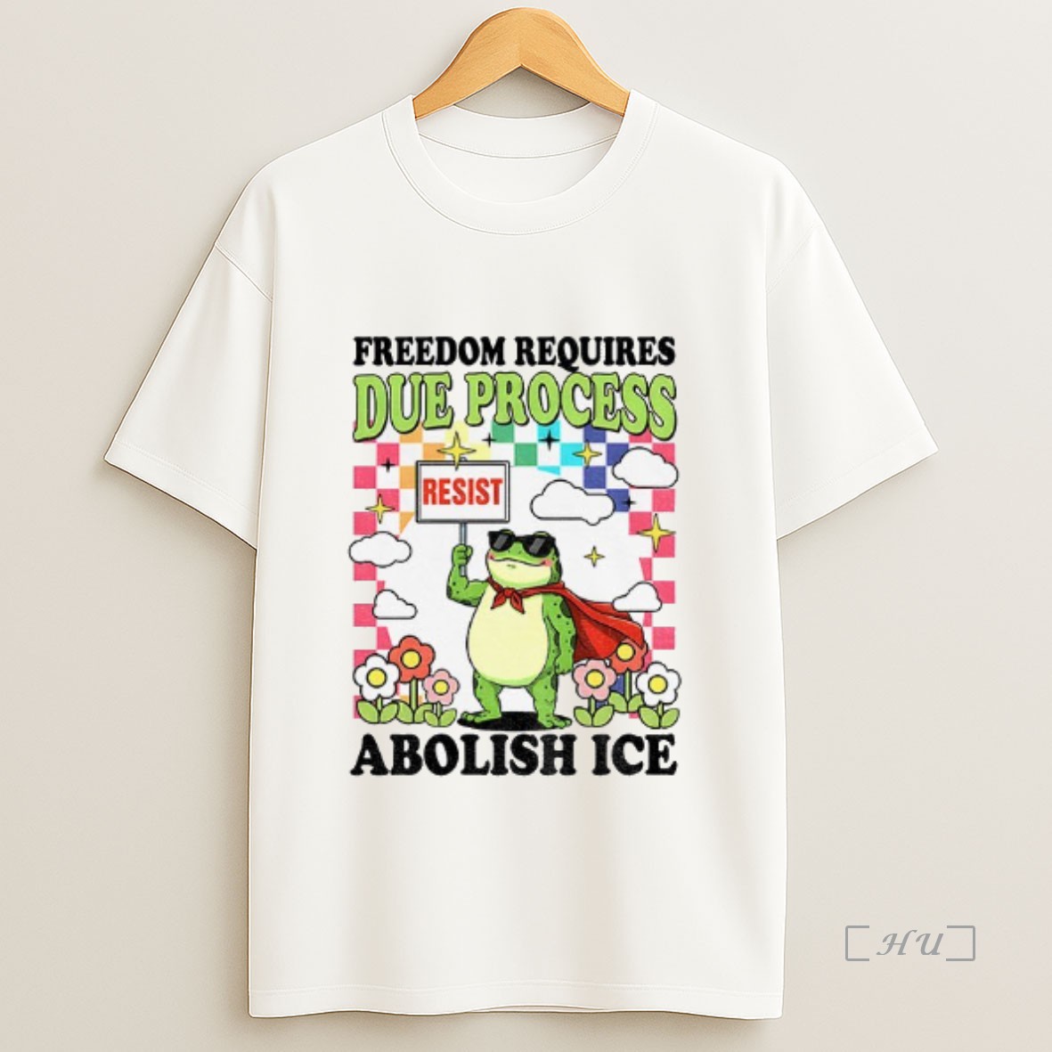 Officials Freedom Requires Due Process Abolish Ice Porland Frog Sweatshirt Tee Shirt