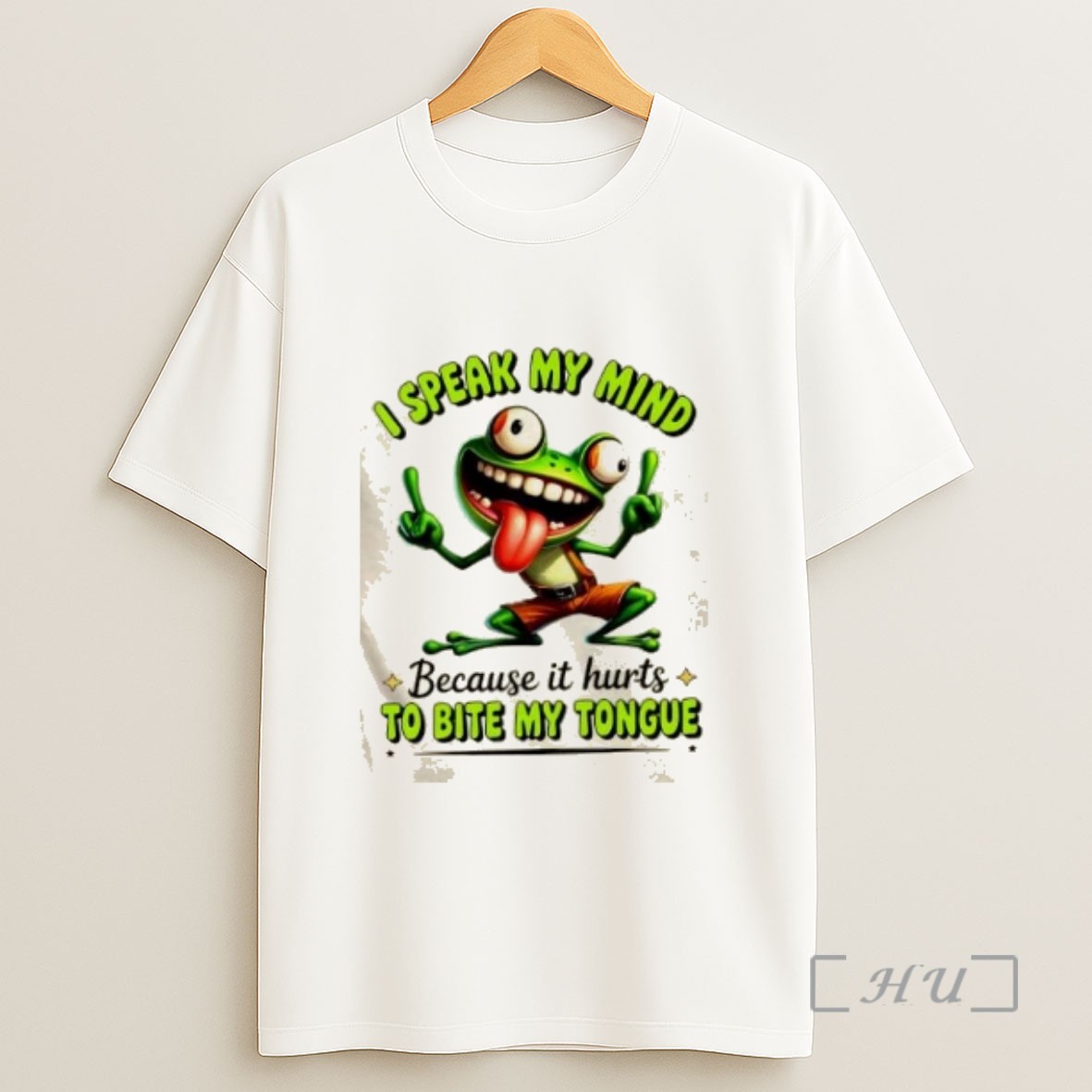 Officials Frog I Speak My Mind Because It Hurts To Bite My Tongue Sweatshirt Tee Shirt