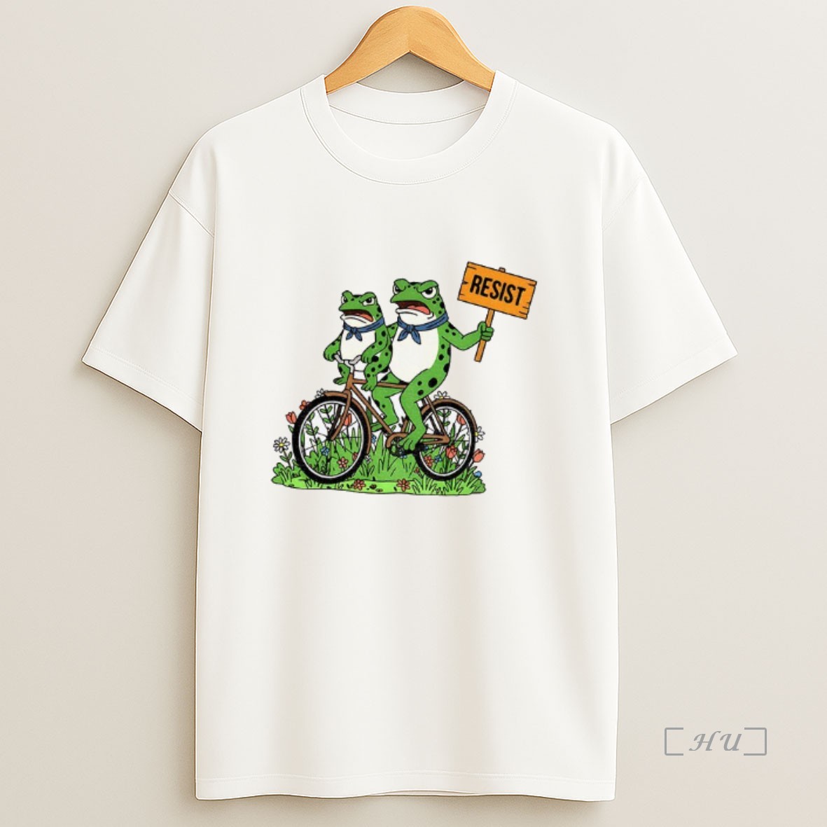 Officials Frog On Bike Resist Portland Frog Protest Sweatshirt Tee Shirt