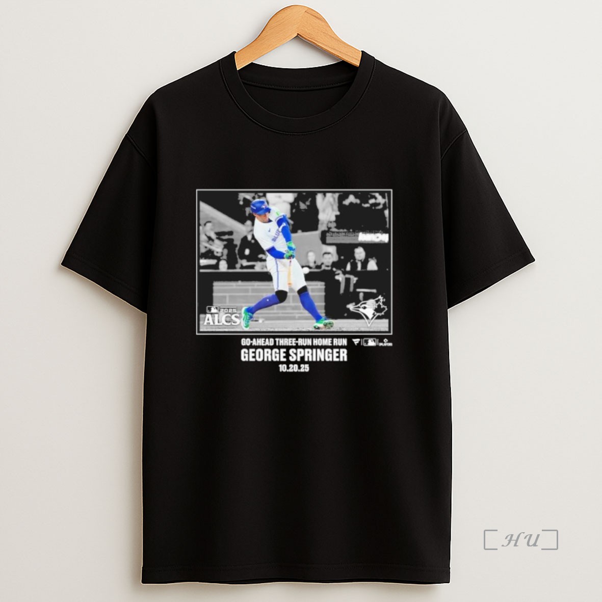 Officials George Springer Go Ahead 3 Run Hr 20 10 2025 Sweatshirt Tee Shirt