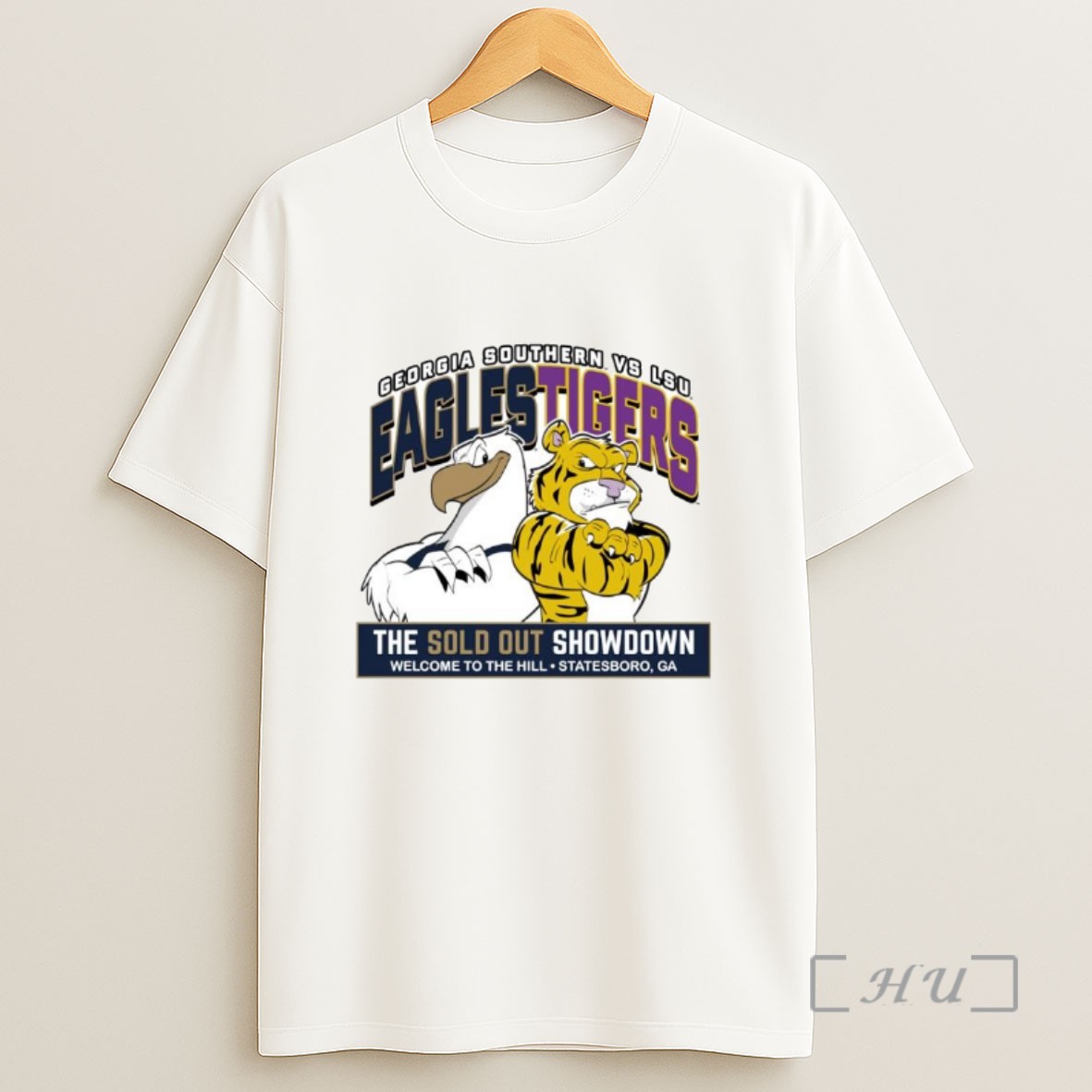 Officials Georgia Southern Eagles Vs Lsu Tigers The Soul Out Showdown Ornaments Sweatshirt Tee Shirt