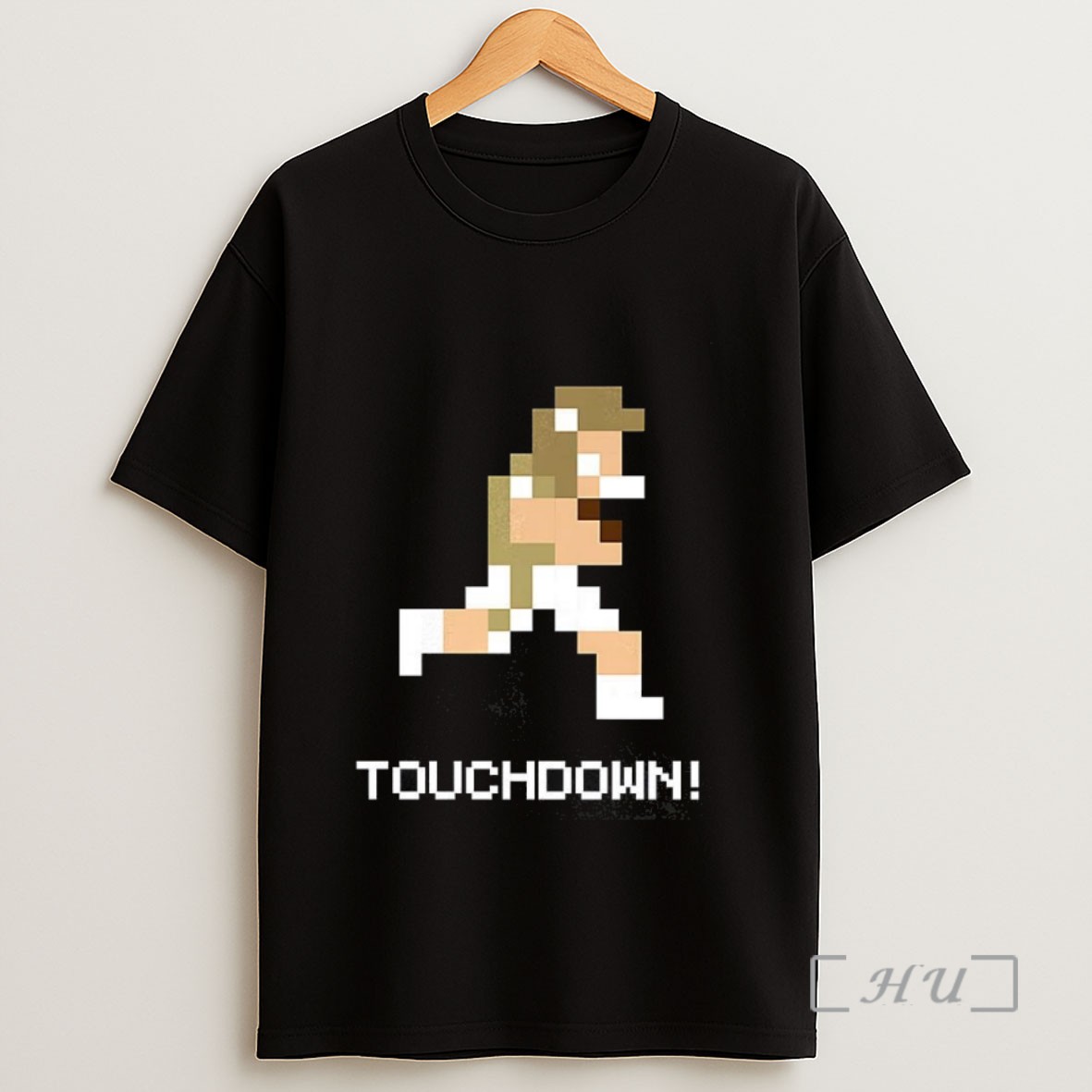 Officials Georgia Tech Yellow Football Player 8 Bit Techmo Bowl Touchdown Sweatshirt Tee Shirt