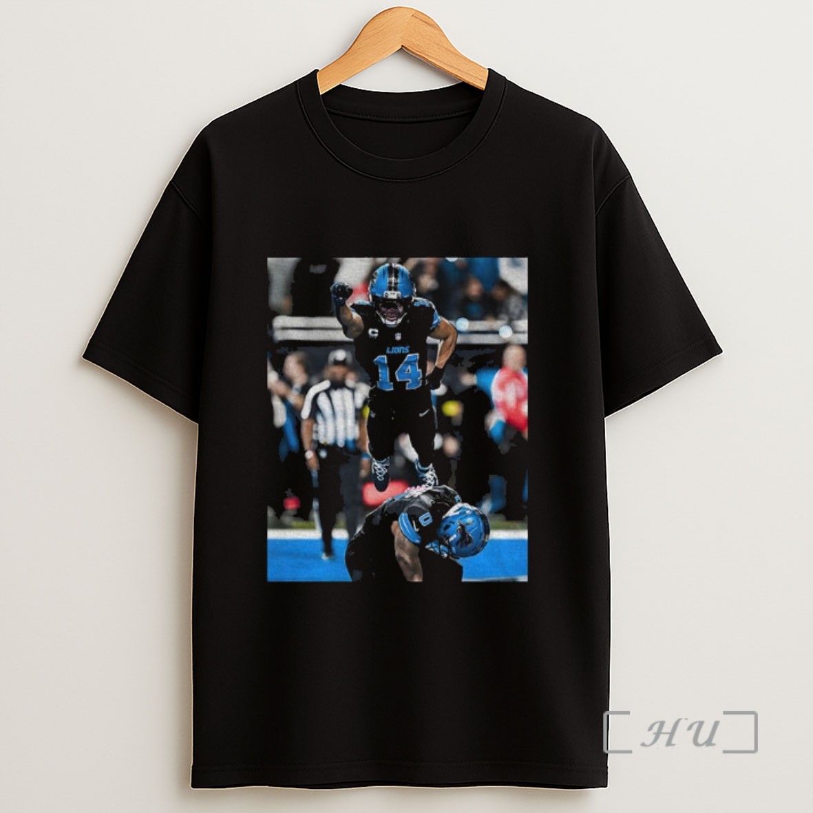 Officials Gibbs And St Brown Celebration Spider Man Detroit Heroes Sweatshirt Tee Shirt