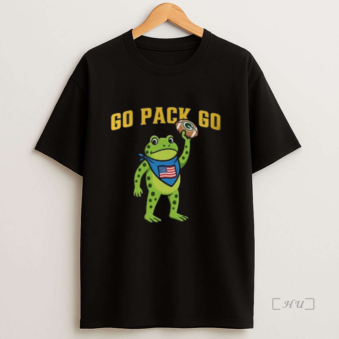 Officials Go Pack Go Portland Frog X Green Bay Packers Sweatshirt Tee Shirt