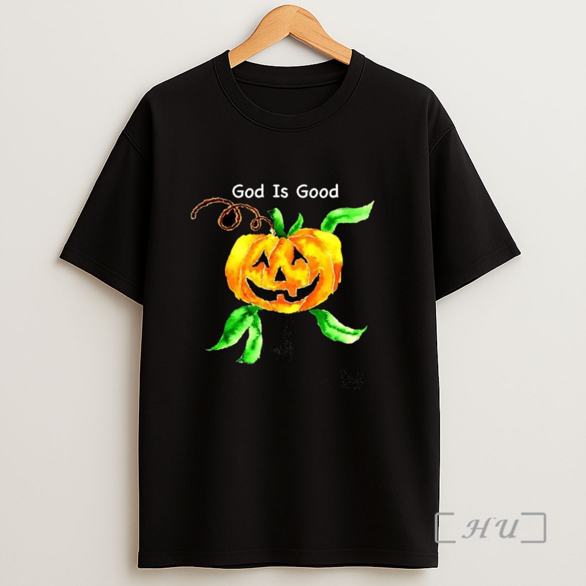 Officials God Is Good Pumpkin Head Halloween Sweatshirt Tee Shirt