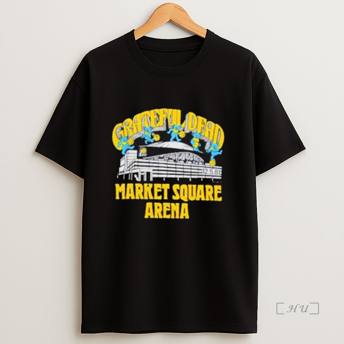 Officials Grateful Dead Bears Market Square Arena Sweatshirt Tee Shirt