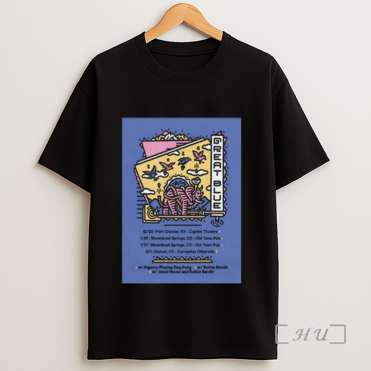Officials Great Blue Colorado Tour 2025 2026 Long Sleve Sweatshirt Tee Shirt