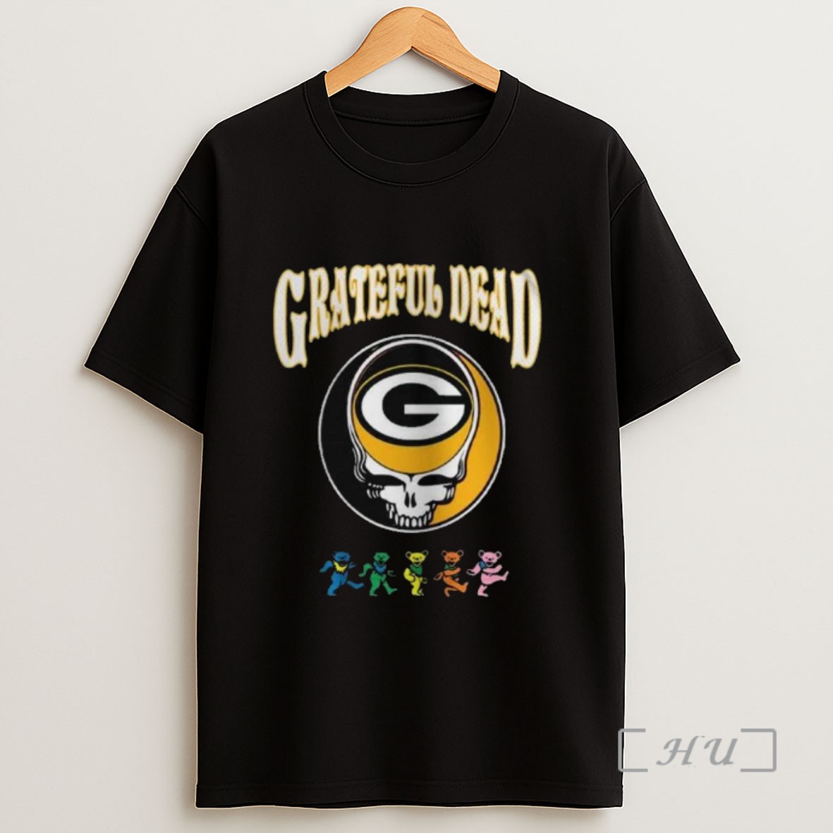 Officials Green Bay Packers Grateful Dead 60th Anniversary Nfl 2025 Football Long Sleve Sweatshirt Tee Shirt