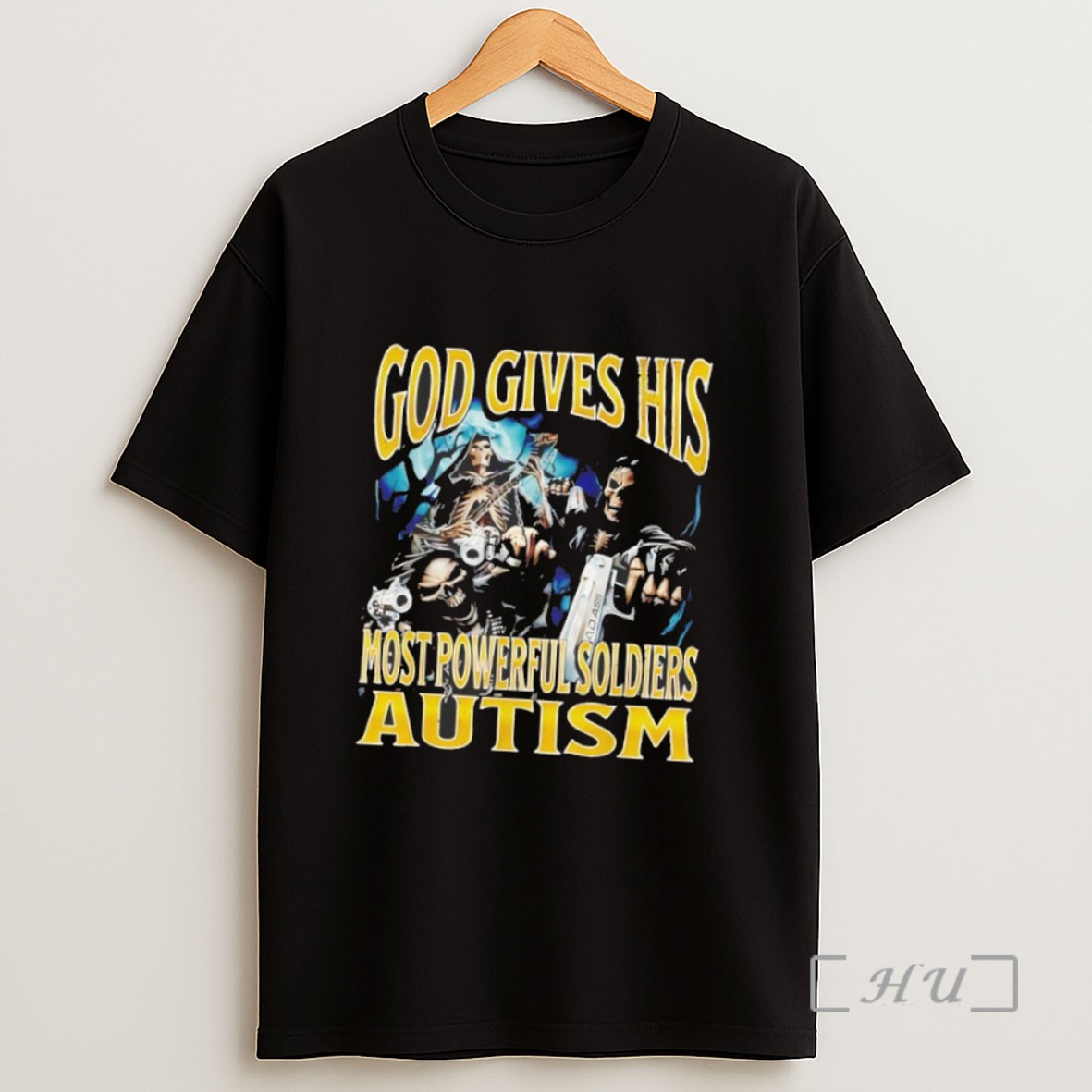 Officials Grim Reaper God Gives His Most Powerful Soldiers Autism Sweatshirt Tee Shirt