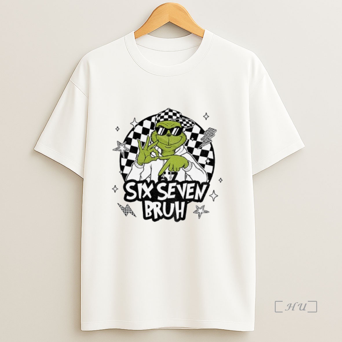 Officials Grinch 6 7 Six Seven Bruh Meme Christmas Sweatshirt Tee Shirt