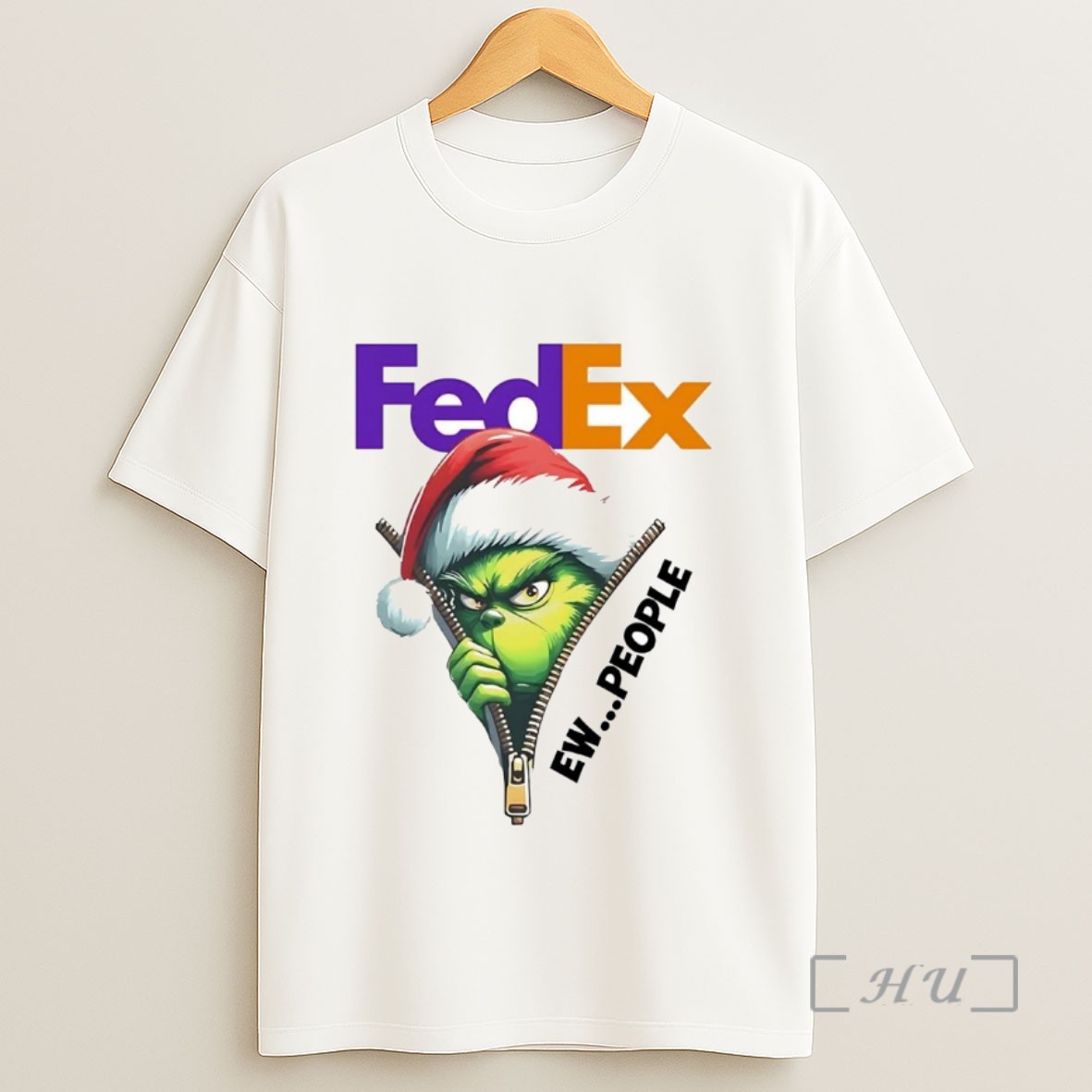 Officials Grinch Fedex Ew People Christmas Sweatshirt Tee Shirt