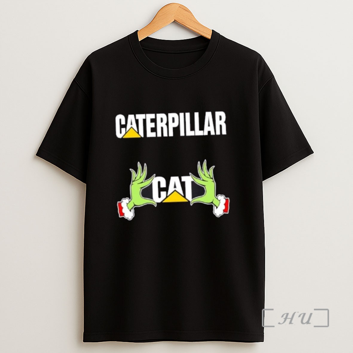 Officials Grinch Hands Love Caterpillar Christmas Sweatshirt Tee Shirt
