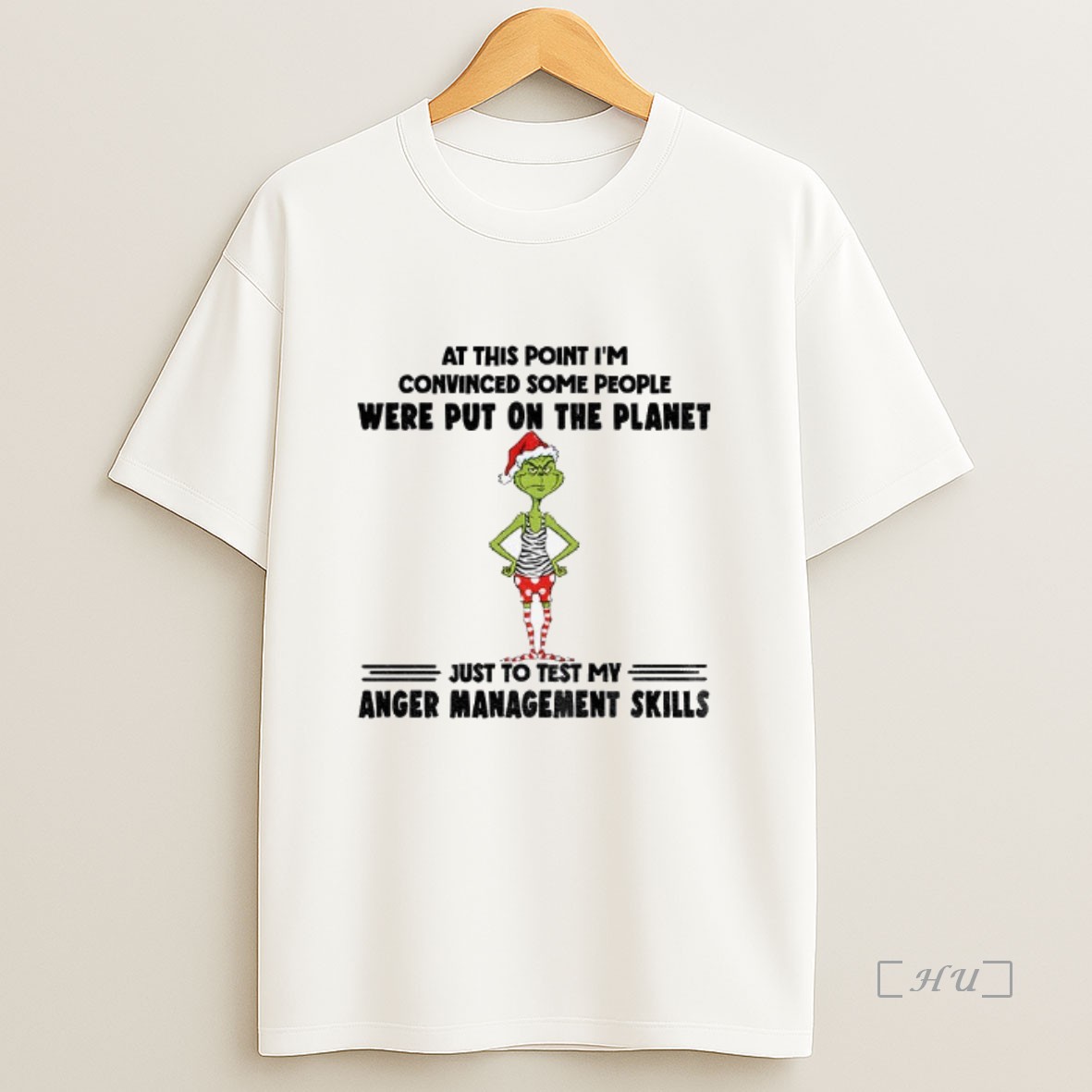 Officials Grinch Santa Hat At This Point Im Convinced Some People Were Put On The Planet Just To Test My Anger Christmas Sweatshirt Tee Shirt