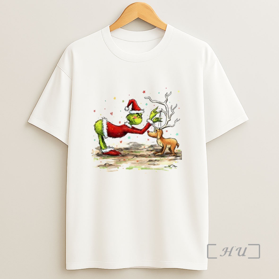 Officials Grinch Santa Hat With Max Merry Christmas 2025 Sweatshirt Tee Shirt