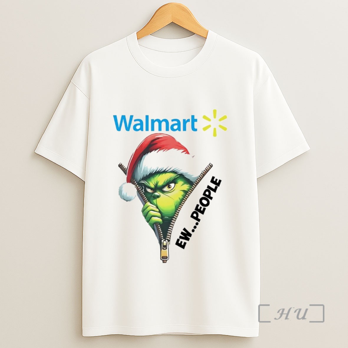 Officials Grinch Walmart Ew People Christmas Sweatshirt Tee Shirt