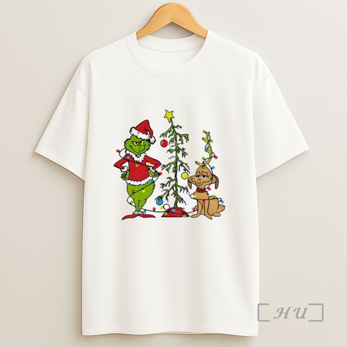 Officials Grinch And Max Dog Xmas Holiday Merry Christmas Sweatshirt Tee Shirt