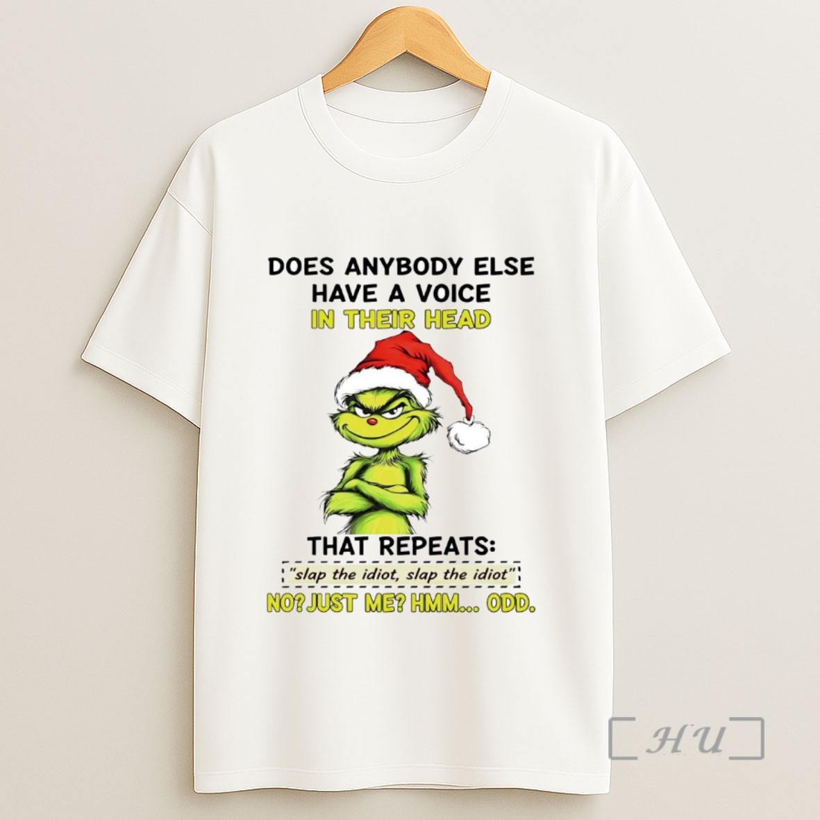 Officials Grinch Does Anybody Else Have A Voice In Their Head Christmas Sweatshirt Tee Shirt