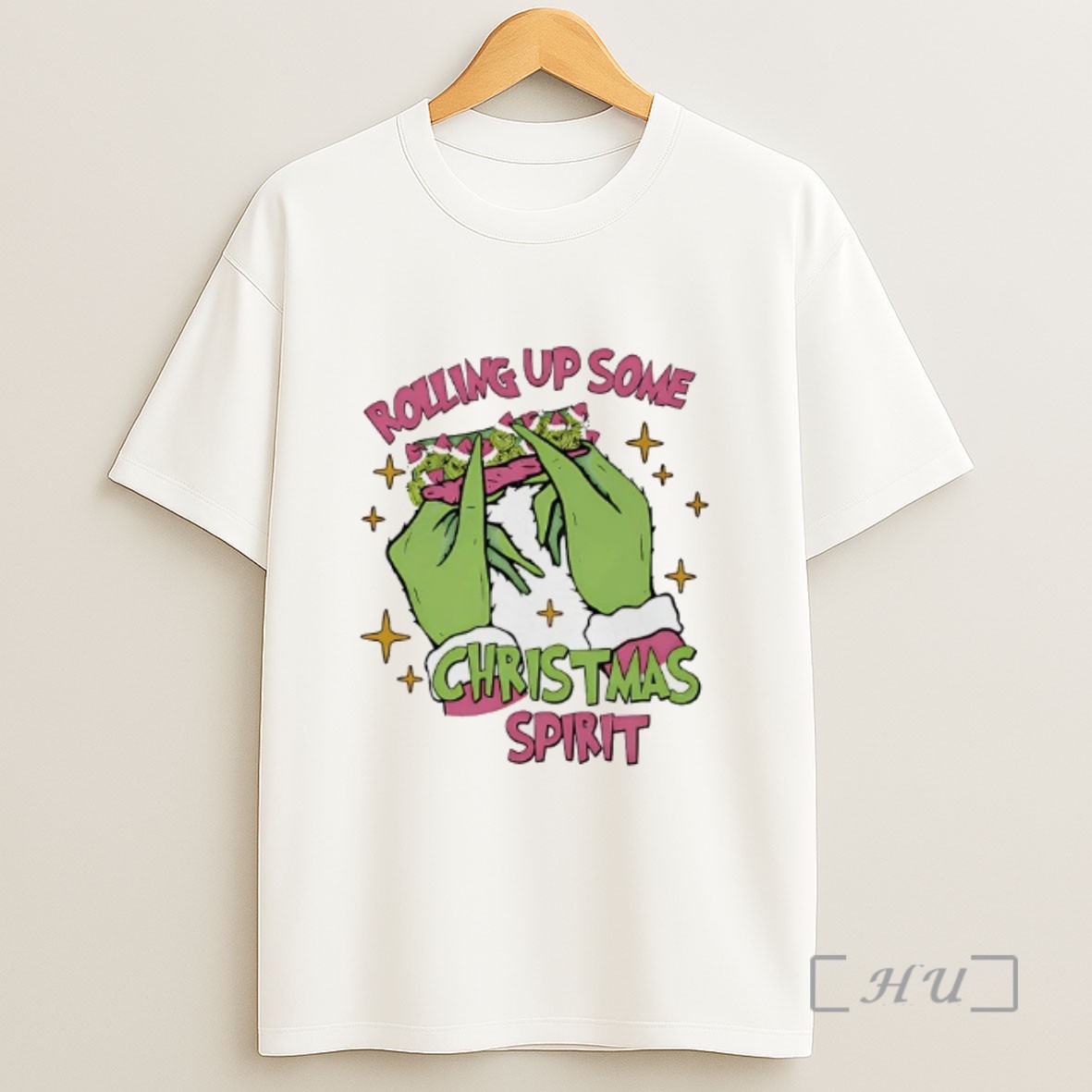 Officials Grinch Rolling Up Some Christmas Spirit Sweatshirt Tee Shirt