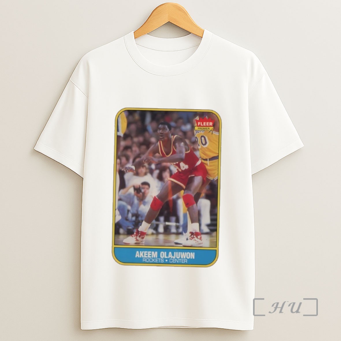 Officials Hakeem Olajuwon Houston Rockets Basketball Vintage Sweatshirt Tee Shirt