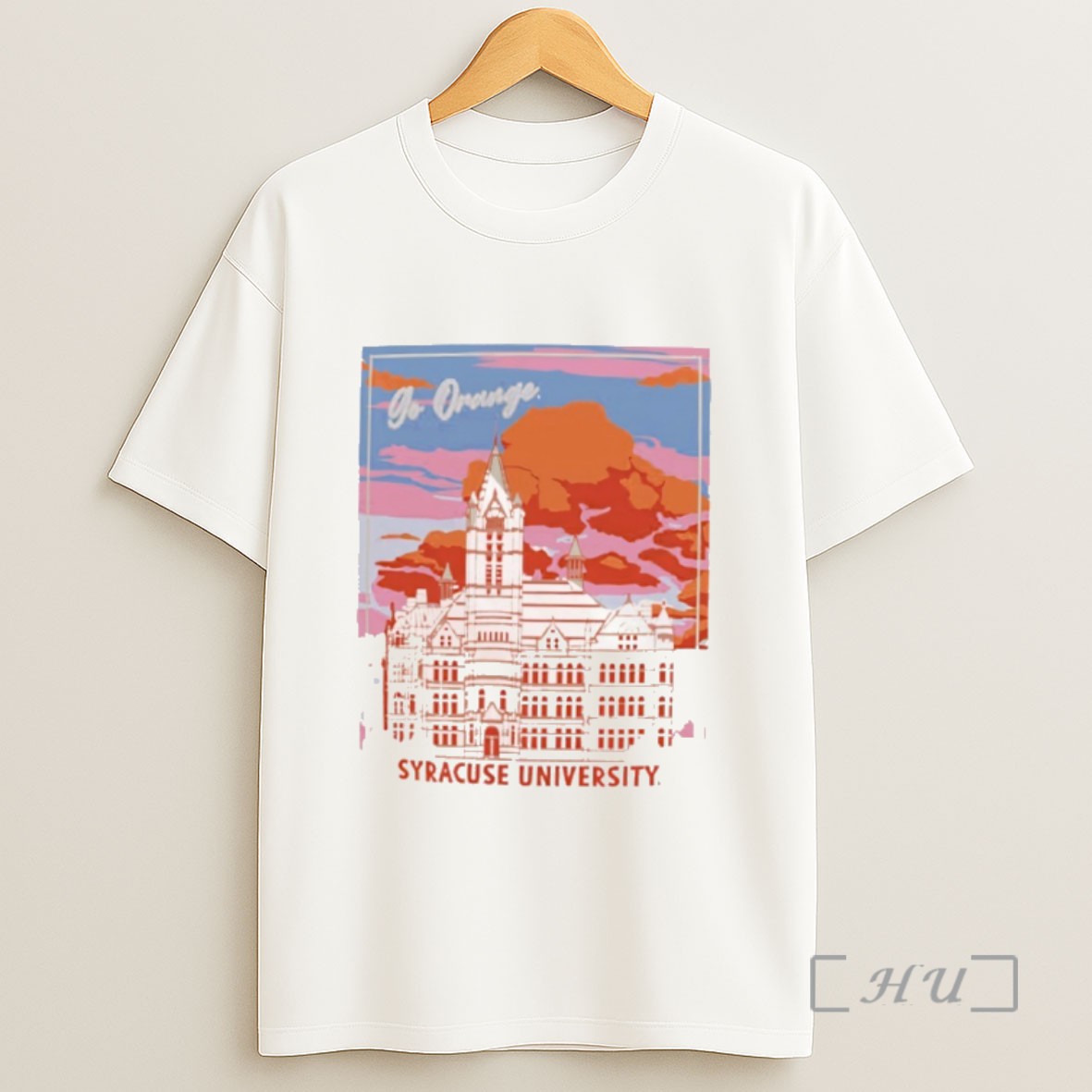 Officials Hall Of Languages At Syracuse University Logo Sweatshirt Tee Shirt