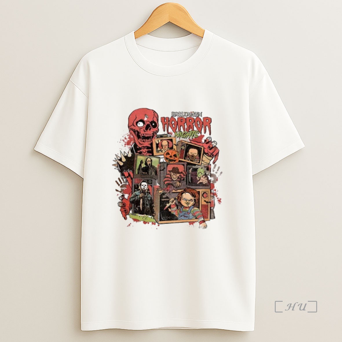 Officials Halloween Horror Night Vintage 90s Sweatshirt Tee Shirt