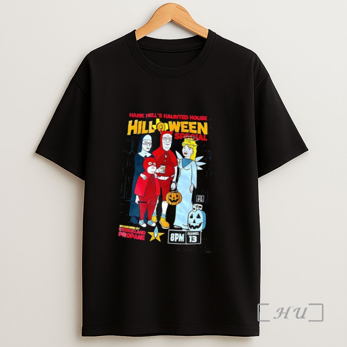 Officials Hank Hills Haunted House Hilloween Sweatshirt Tee Shirt