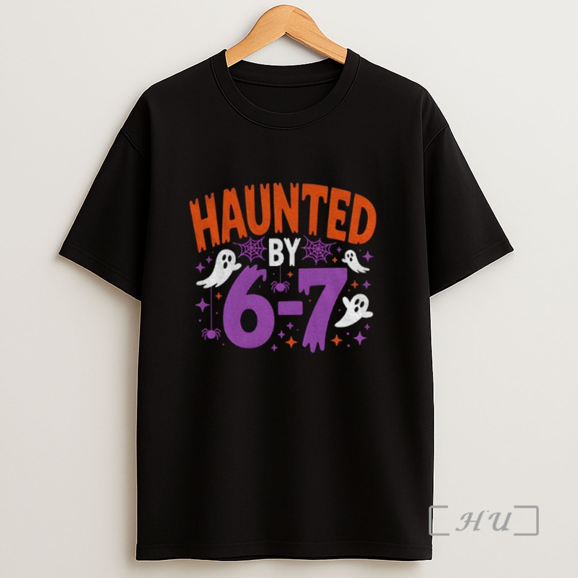 Officials Haunted By 6 7 Halloween Spooky Ghost Sweatshirt Tee Shirt