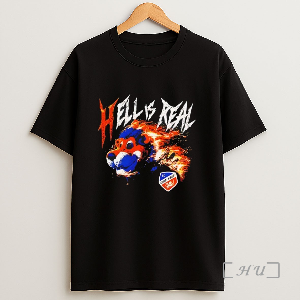 Officials Hell Is Real Fc Cincinnati Sweatshirt Tee Shirt