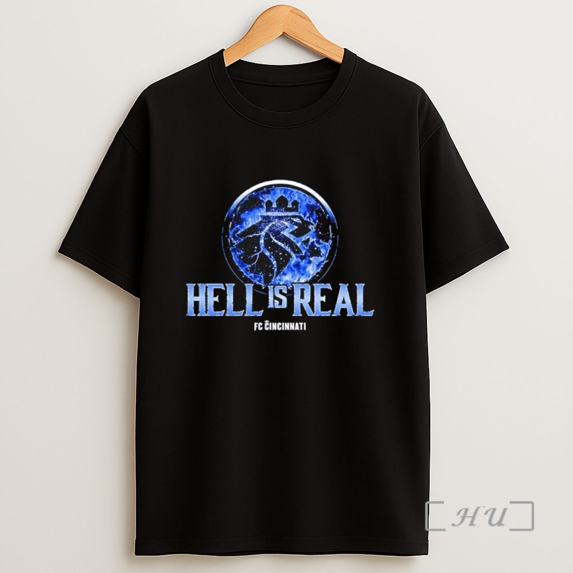 Officials Hell Is Real Fc Cincinnati Kombat Ice Flame Sweatshirt Tee Shirt
