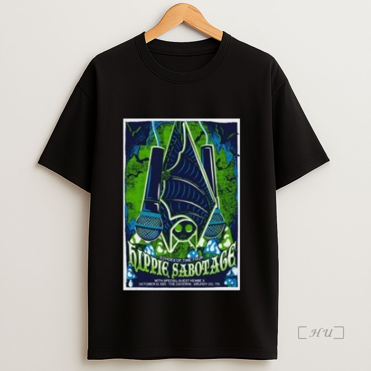 Officials Hippie Sabotage Tour Oct 25 2025 The Caverns Sweatshirt Tee Shirt