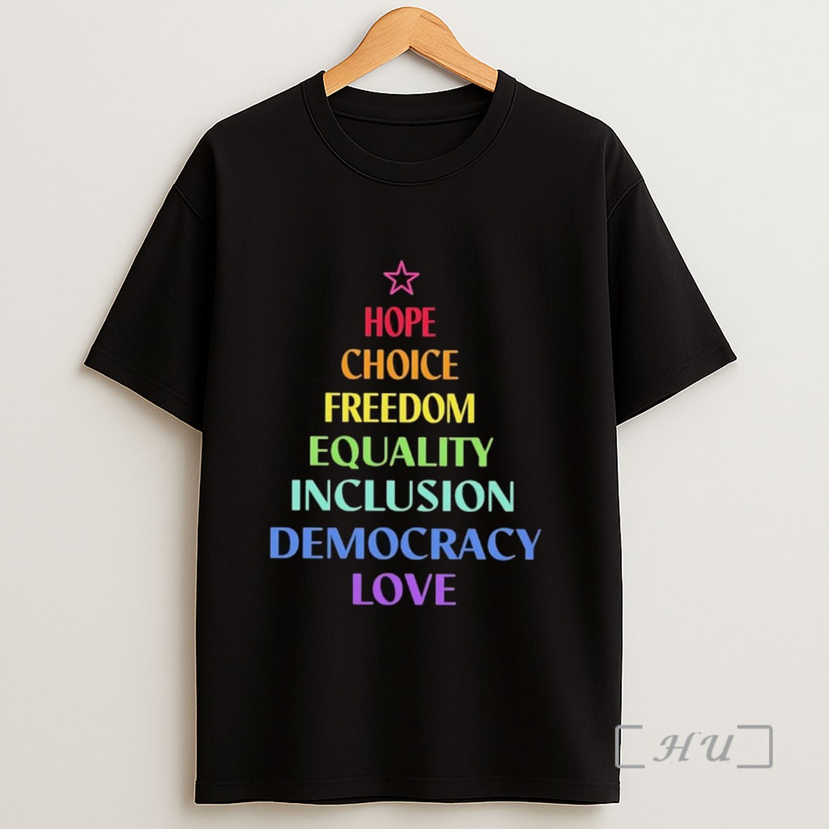 Officials Hope Choice Freedom Equality Inclusion Democracy Love Christmas Tree Sweatshirt Tee Shirt