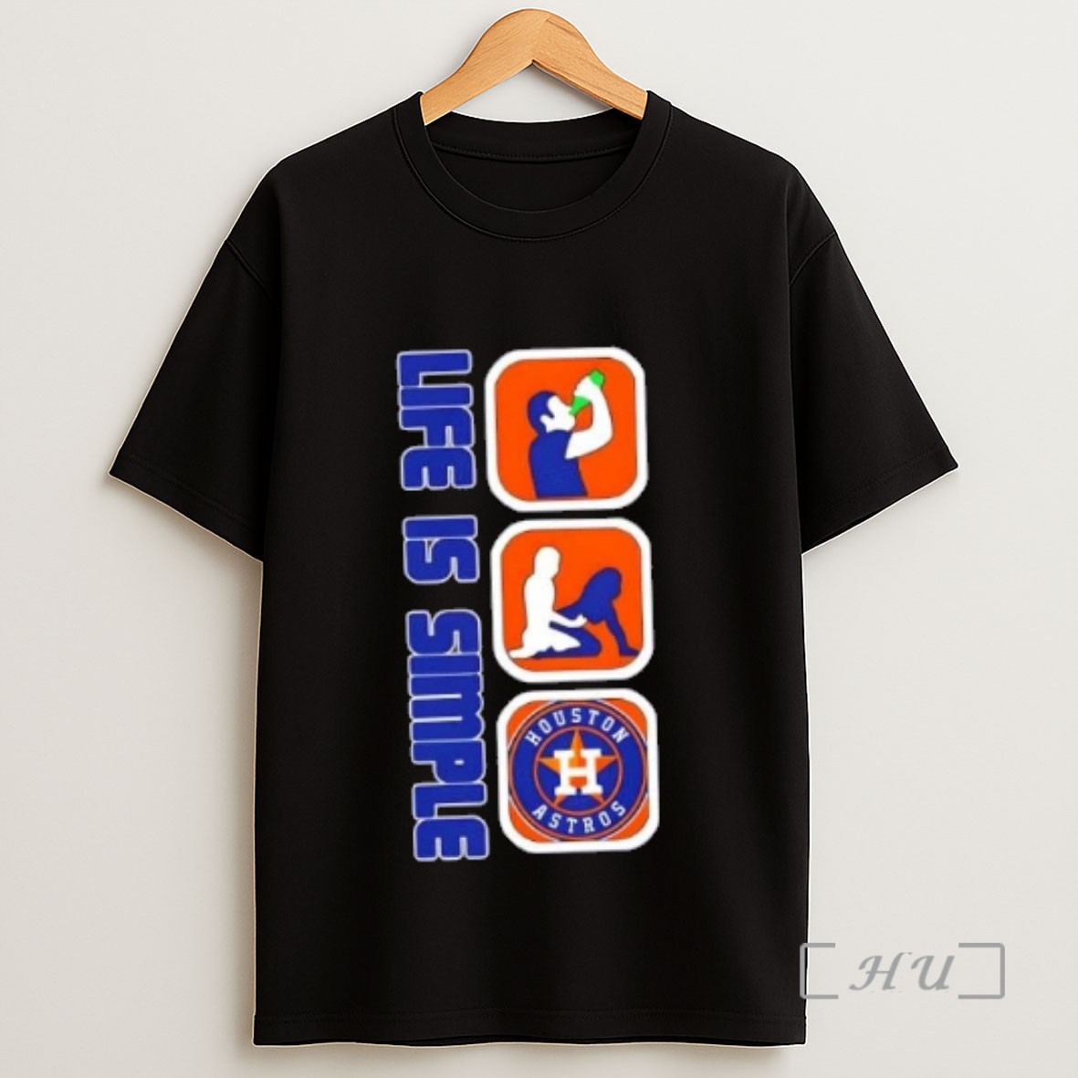 Officials Houston Astros Baseball Life Is Simple Sweatshirt Tee Shirt