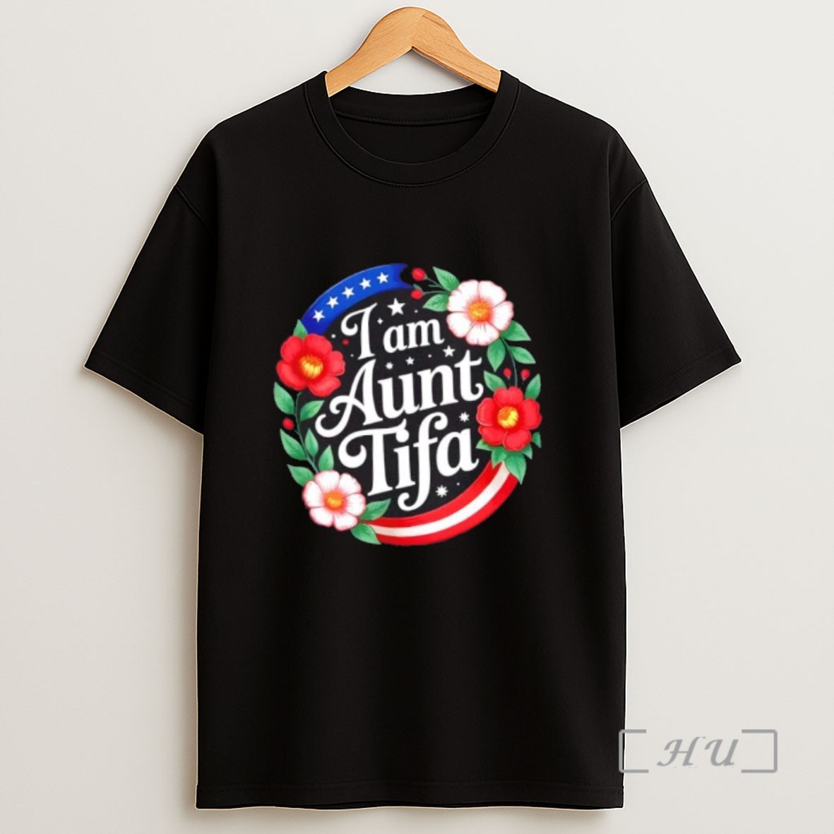 Officials I Am Aunt Tifa Floral Sweatshirt Tee Shirt