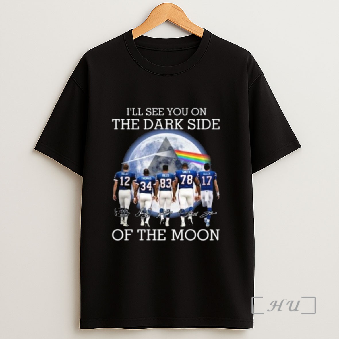 Officials Ill See You On The Dark Side Of The Moon Buffalo Bills Legends Signatures 2025 Long Sleve Sweatshirt Tee Shirt