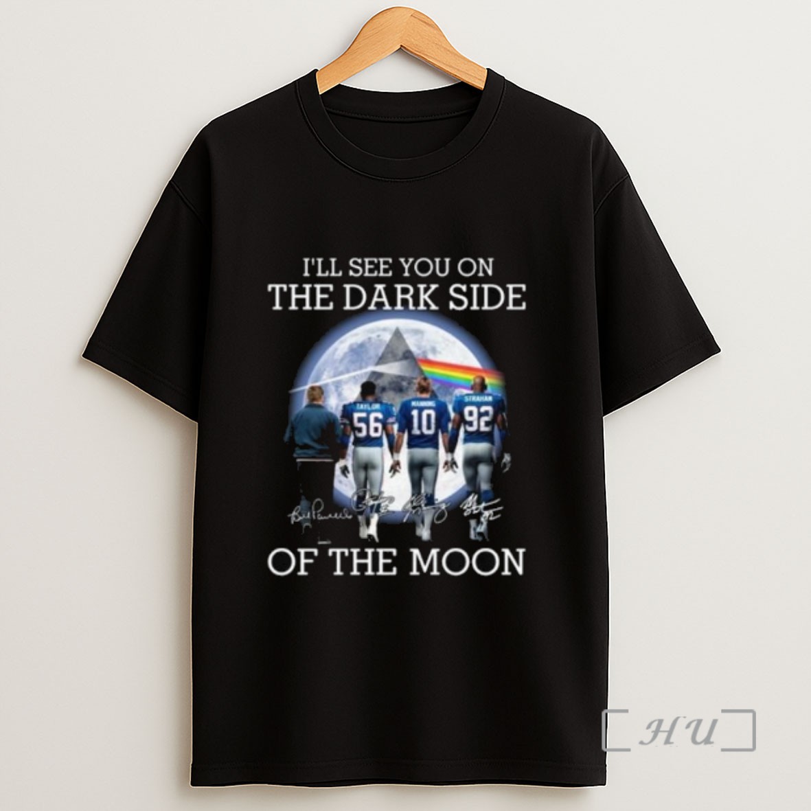Officials Ill See You On The Dark Side Of The Moon New York Giants Legends Signatures 2025 Long Sleve Sweatshirt Tee Shirt