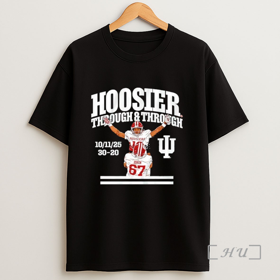 Officials Indiana Hoosiers Football Elijah Sarratt And Kahlil Benson Hoosier Through And Through 2025 Sweatshirt Tee Shirt