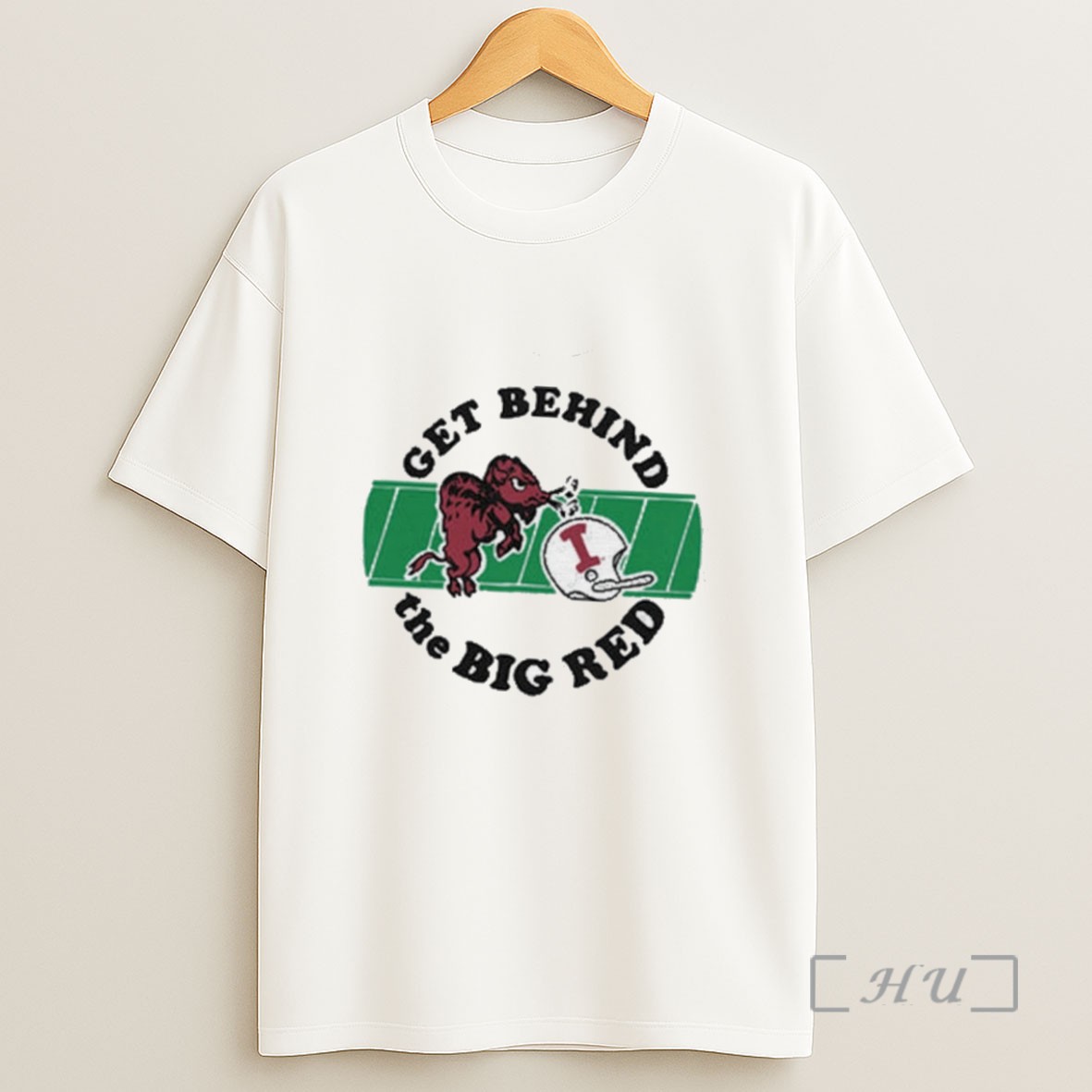 Officials Indiana Hoosiers Football Get Behind The Big Red Sweatshirt Tee Shirt