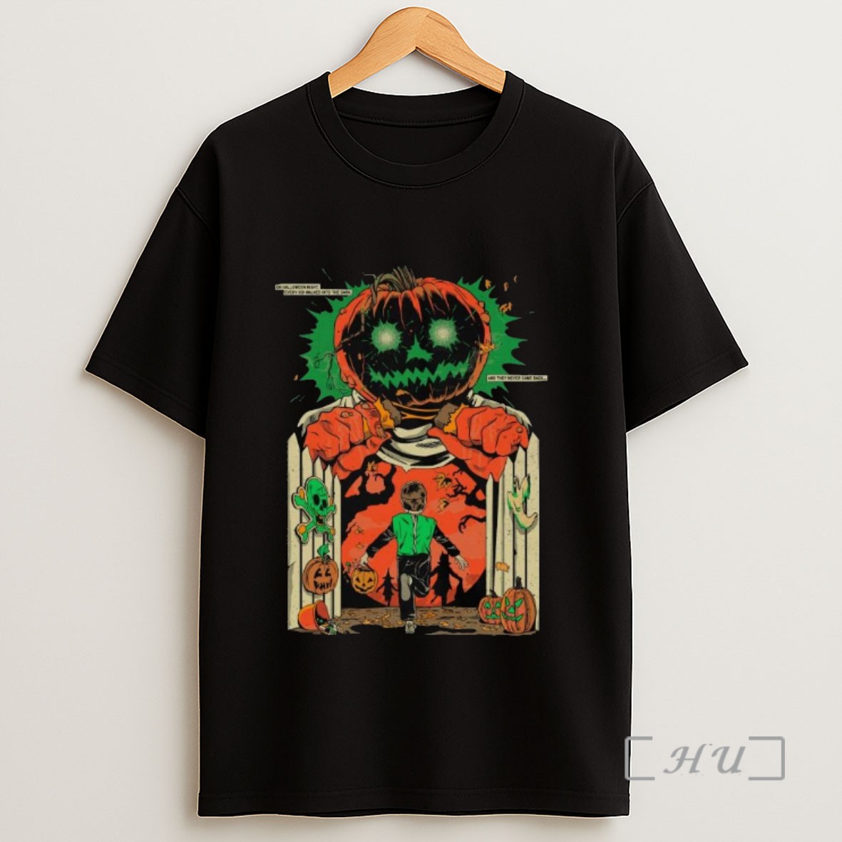 Officials Into The Dark Night Of Halloween Long Sleve Sweatshirt Tee Shirt