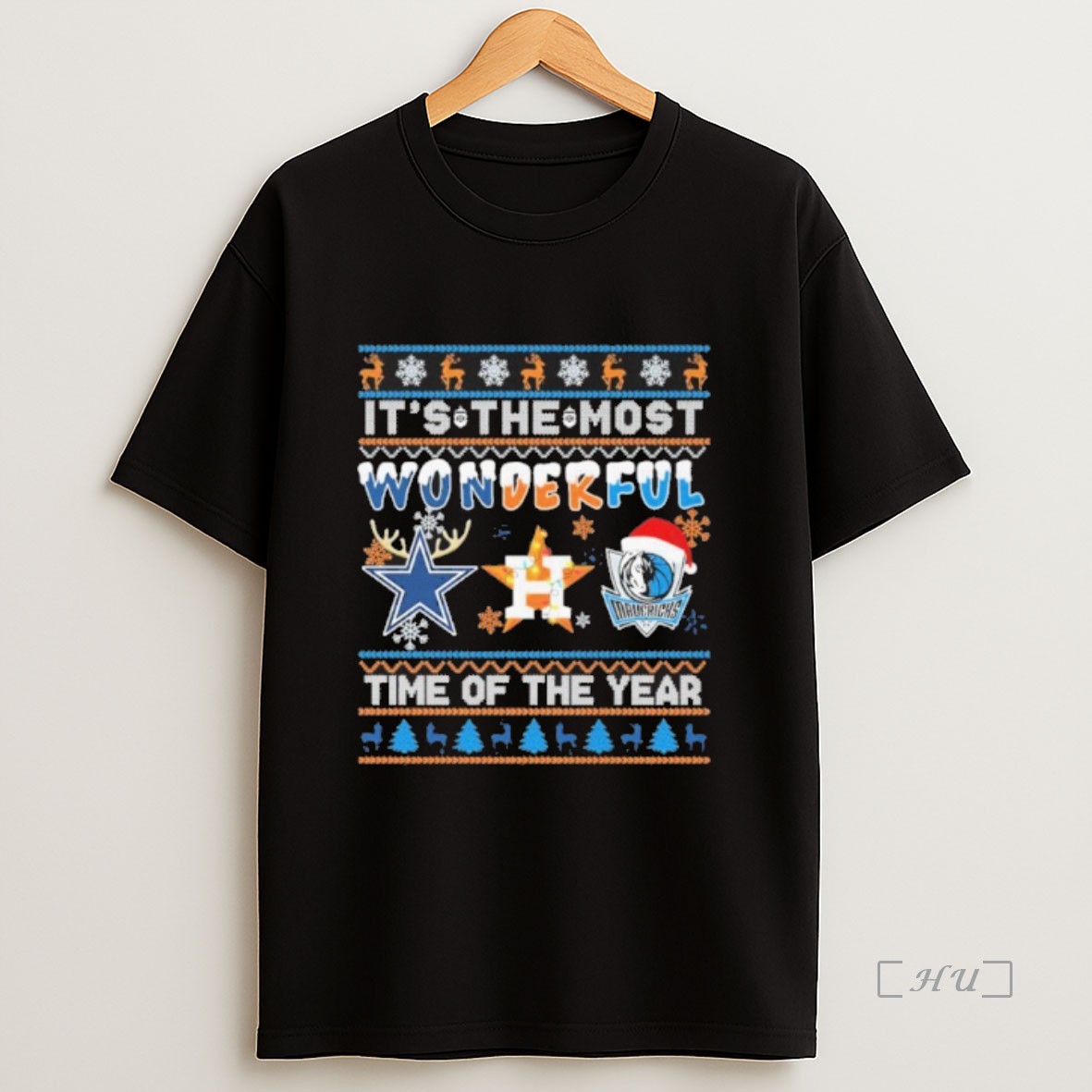Officials Its The Most Wonderful Cowboy House Mauericks Time Of The Year Sweatshirt Tee Shirt 1