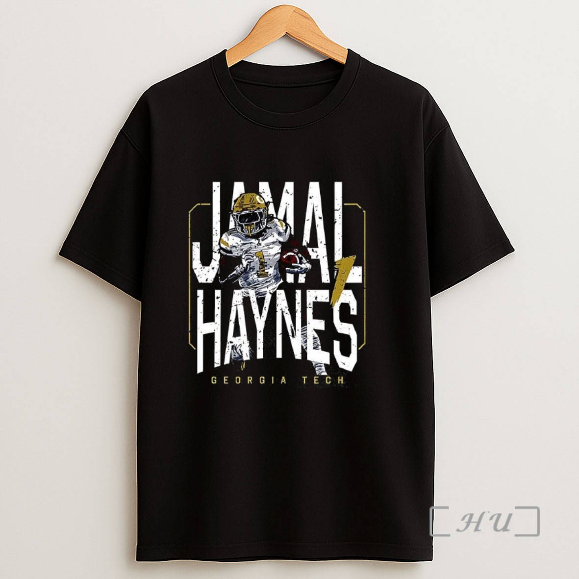 Officials Jamal Haynes Georgia Tech Football Player Number 1 Sweatshirt Tee Shirt