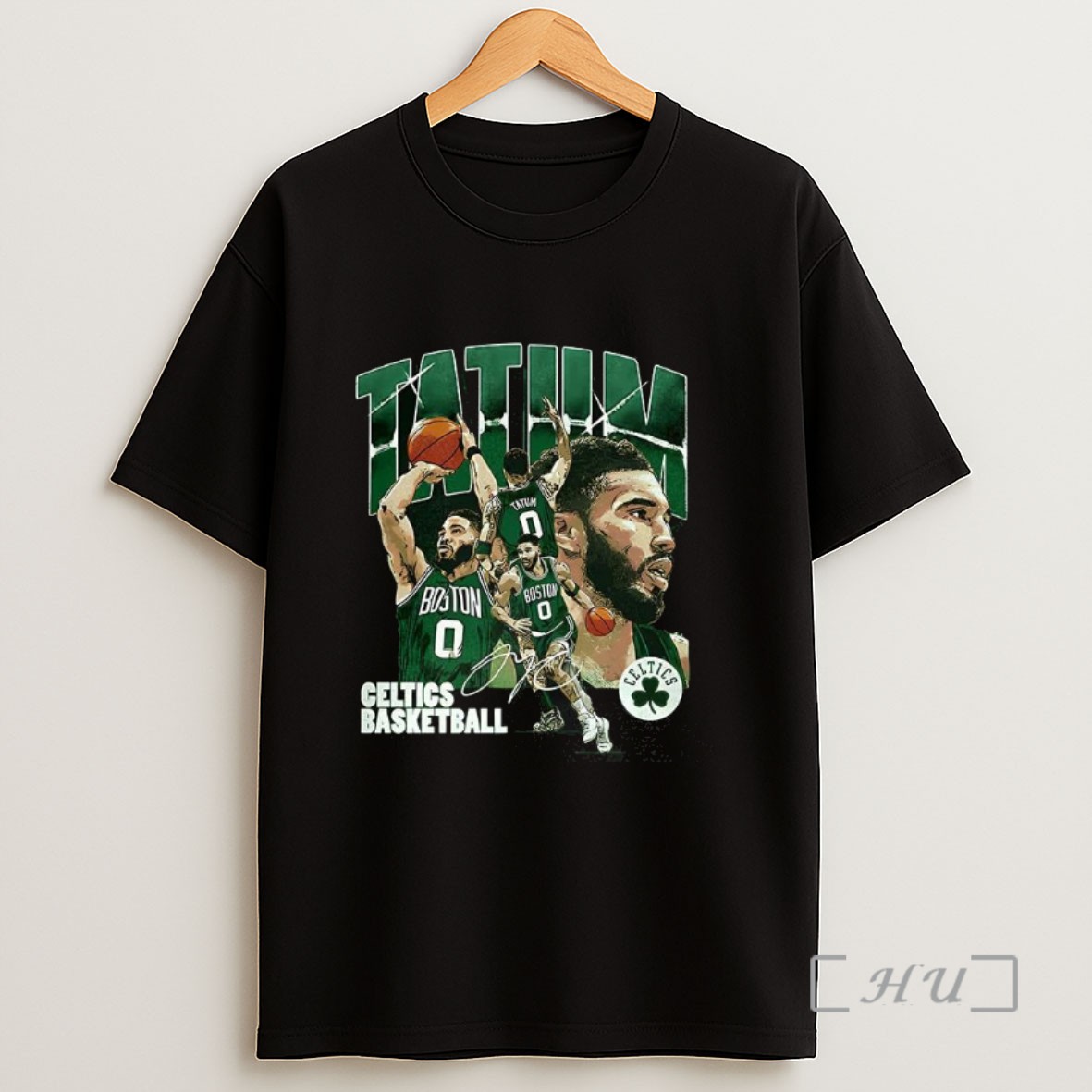 Officials Jayson Tatum Boston Celtics Nba Player Collage Signature Sweatshirt Tee Shirt
