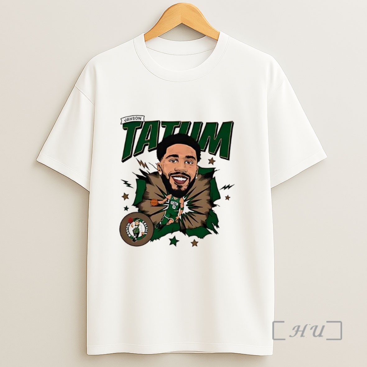 Officials Jayson Tatum Boston Celtics Nba Big Head Caricature Sweatshirt Tee Shirt